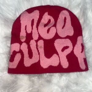 Red and Pink Beanie